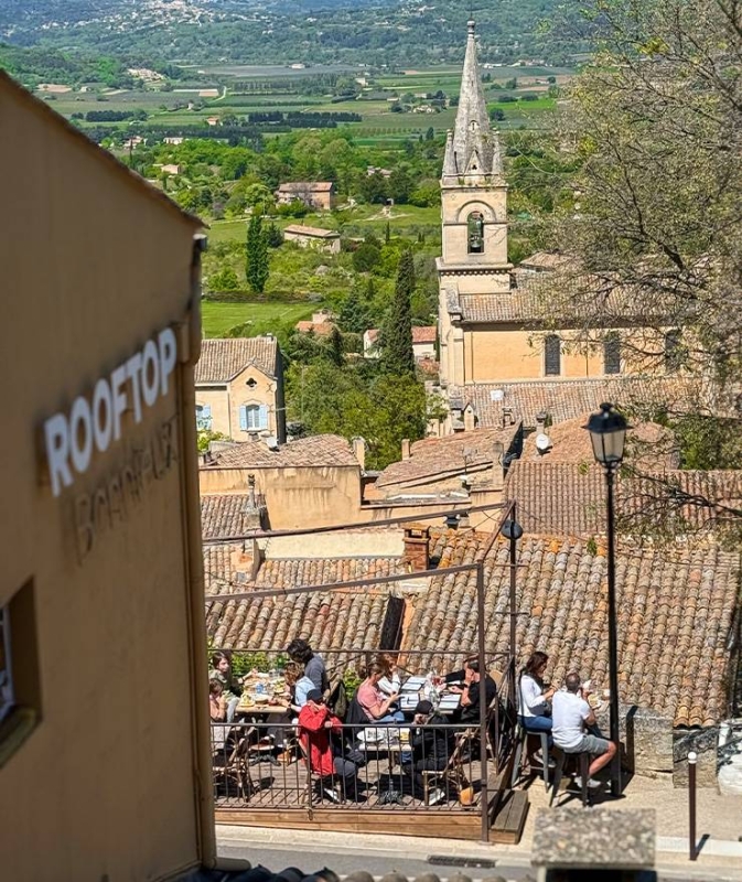 Le restaurant - Brasserie Les Terrasses De Bonnieux - Restaurant Bonnieux vue panoramique - restaurant a faire BONNIEUX