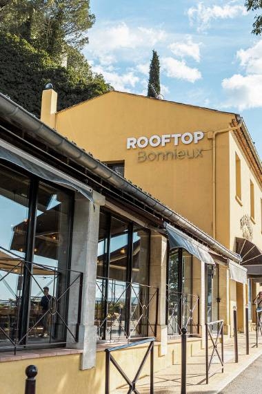 Le restaurant - Brasserie Les Terrasses De Bonnieux - Restaurant Bonnieux vue panoramique - meilleur resto BONNIEUX