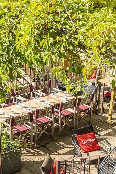 Le restaurant - Brasserie Les Terrasses De Bonnieux - Restaurant Bonnieux vue panoramique - restaurant a faire BONNIEUX