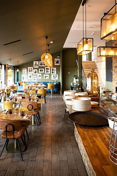 Le restaurant - Brasserie Les Terrasses De Bonnieux - Restaurant Bonnieux vue panoramique - restaurant a faire BONNIEUX